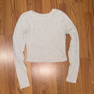 Garage Light Gray Long Sleeve Tee